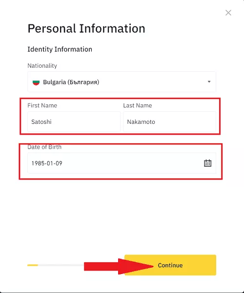 Weryfikacja w Binance